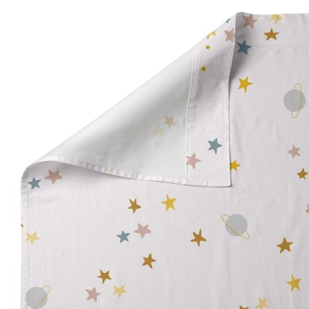 Jeu de draps HappyFriday HF Mini Saturn Multicouleur Lit 1 persone 2 P 2