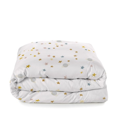 Set di copripiumino HappyFriday Mini Saturn Multicolore Singolo 2 Pezz