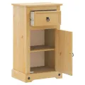 Armoire de salle de bain Corona 45x33x80 cm bois de pin massif