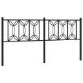Tête de lit métal noir 180 cm