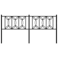 Tête de lit métal noir 180 cm