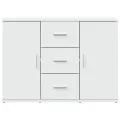 Buffet blanc 90,5x29,5x65 cm bois d'ingénierie