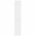 Armoire de rangement blanc 70x42,5x225 cm bois d'ingénierie