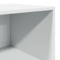 Buffet haut blanc 45x41x185 cm bois d'ingénierie