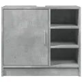 Armoire d'évier gris béton 63x29x55 cm bois d'ingénierie