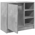 Armoire d'évier gris béton 63x29x55 cm bois d'ingénierie