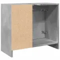 Armoire d'évier gris béton 63x29x55 cm bois d'ingénierie