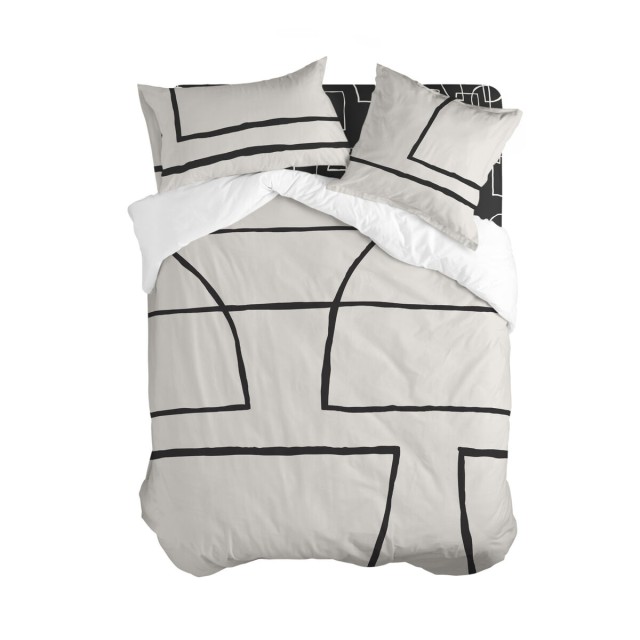 Housse de Couette HappyFriday Blanc Serenity Multicouleur 140 x 200 cm