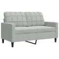 Ensemble de canapés 3 pcs et coussins et traversins velours