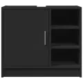 Armoire d'évier noir 63x29x55 cm bois d'ingénierie