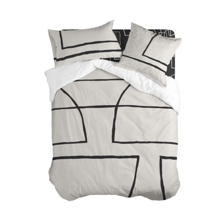 Housse de Couette HappyFriday Blanc Serenity Multicouleur 200 x 200 cm