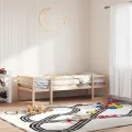 Cadre de lit pour enfants sans matelas 90x200 cm pin massif