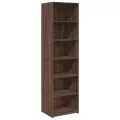 Buffet haut chêne marron 50x41x185 cm bois d'ingénierie