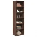 Buffet haut chêne marron 50x41x185 cm bois d'ingénierie