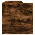 Bureau chêne fumé 123,5x73,5x75 cm bois d'ingénierie