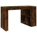 Bureau chêne fumé 123,5x73,5x75 cm bois d'ingénierie