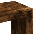Bureau chêne fumé 123,5x73,5x75 cm bois d'ingénierie
