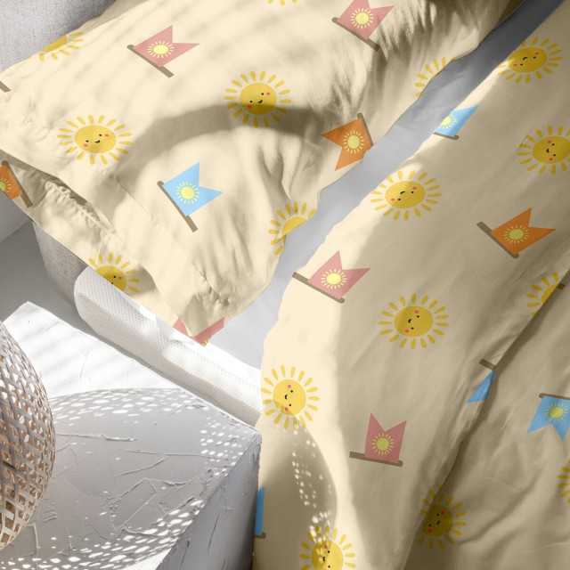 Duvet cover set HappyFriday Happynois Camping Multicolour Single 2 Pie