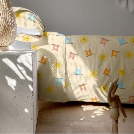 Set di copripiumino HappyFriday Happynois Camping Multicolore Singolo