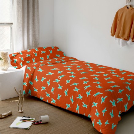 Dekbedovertrek set HappyFriday Le Petit Prince Multicolour Bed van 80/ 2