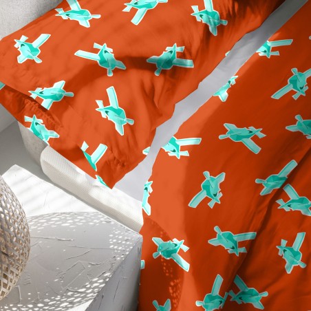 Dekbedovertrek set HappyFriday Le Petit Prince Multicolour Bed van 80/