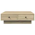 Table basse Chêne sonoma 90x90x28 cm Aggloméré