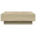 Table basse Chêne sonoma 90x90x28 cm Aggloméré