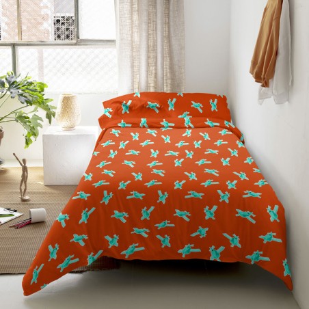 Dekbedovertrek set HappyFriday Le Petit Prince Multicolour Bed van 80/