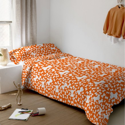 Set di copripiumino HappyFriday Mr Fox Dogs Multicolore Singolo 2 Pezz 2