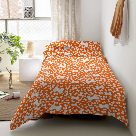 Set di copripiumino HappyFriday Mr Fox Dogs Multicolore Singolo 2 Pezz