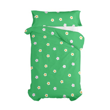 Parure de couette HappyFriday Mr Fox Tea time Multicouleur Lit 1 perso