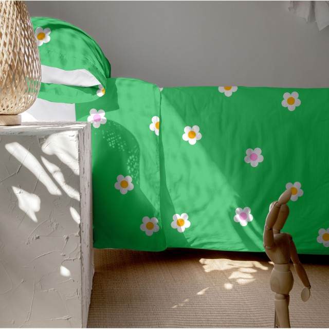 Dekbedovertrek set HappyFriday Mr Fox Tea time Multicolour Bed van 80/