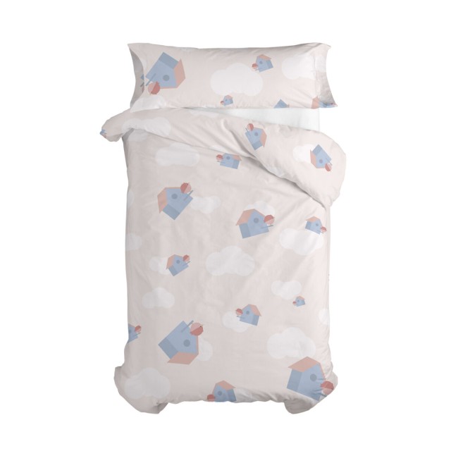 Dekbedovertrek set HappyFriday Happynois Neighbourhood Multicolour Bed