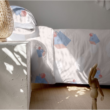 Duvet cover set HappyFriday Happynois Neighbourhood Multicolour Single