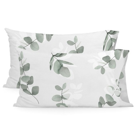 Funda de almohada HappyFriday Blanc Corymbia Multicolor 50 x 75 cm (2