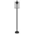 Lampadaire d'extérieur noir 100 cm acier inoxydable
