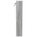Armoire à vitrine sonoma gris 100x8,5x50 cm bois d'ingénierie