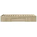 Cadre de lit sans matelas chêne sonoma 90x200 cm