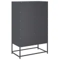 Buffet haut anthracite 68x39x111,5 cm acier