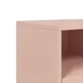 Meuble TV rose 68x39x60,5 cm acier