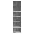 Buffet haut sonoma gris 45x41x185 cm bois d'ingénierie