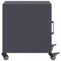 Tables de chevet 2 pcs anthracite 36x39x43,5 cm acier