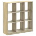 Bibliothèque chêne sonoma 102x32x108 cm bois d'ingénierie