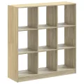 Bibliothèque chêne sonoma 102x32x108 cm bois d'ingénierie