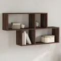 Étagère murale chêne marron 100x20x53 cm bois d'ingénierie