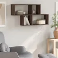 Étagère murale chêne marron 100x20x53 cm bois d'ingénierie