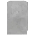 Armoire d'évier gris béton 78x37x59 cm Bois d'ingénierie