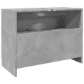 Armoire d'évier gris béton 78x37x59 cm Bois d'ingénierie
