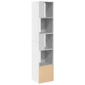 Bibliothèque blanc 40x36x189 cm bois d'ingénierie