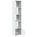 Bibliothèque blanc 40x36x189 cm bois d'ingénierie